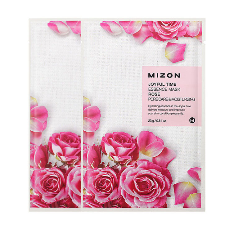 Тканевая маска для лица с экстрактом розы MIZON
